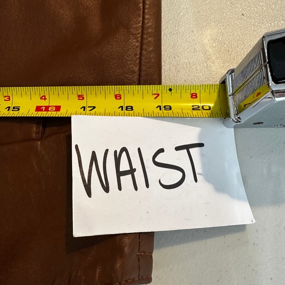 Scully Mens Genuine Leather Western Vest Brown Size 40 Pockets Button Front - Picture 13 of 14